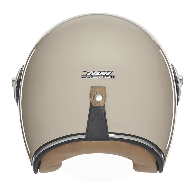 Motorcycle Helmet NOX Premium Heritage Mocha