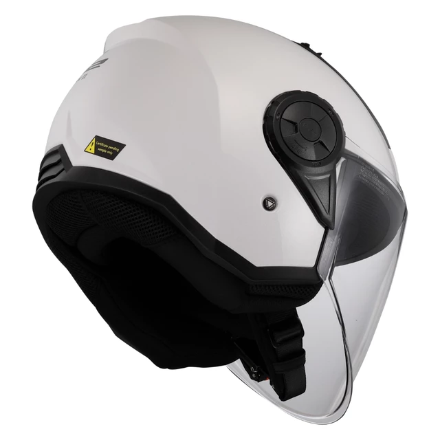 Motorcycle Helmet LS2 OF616 Airflow II Solid Glossy White