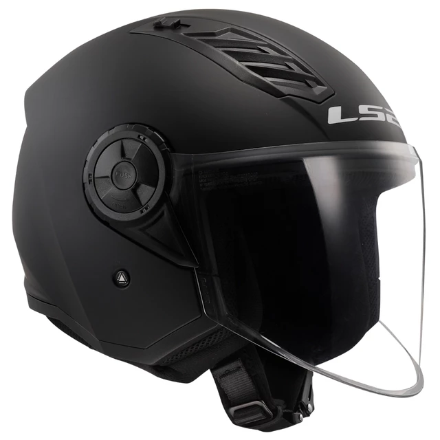 Motorcycle Helmet LS2 OF616 Airflow II Solid Matte Black