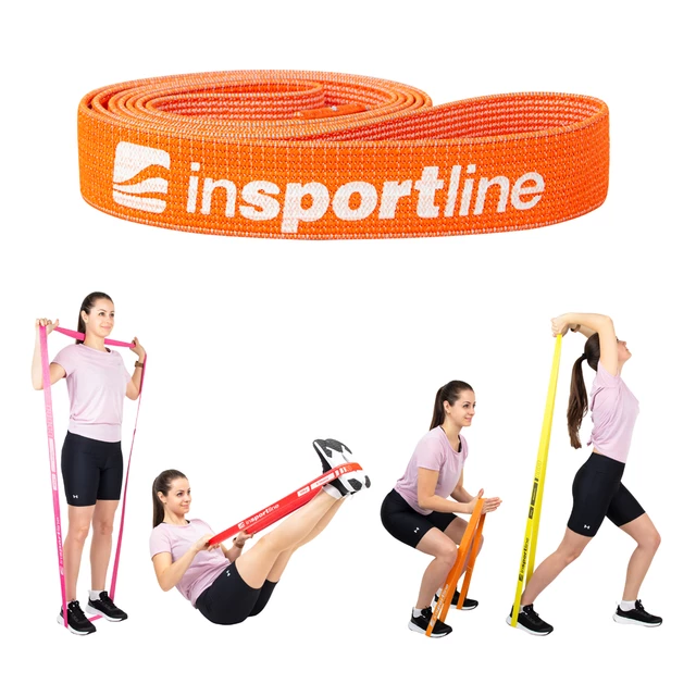 Resistance Band inSPORTline Rand Strong - Orange