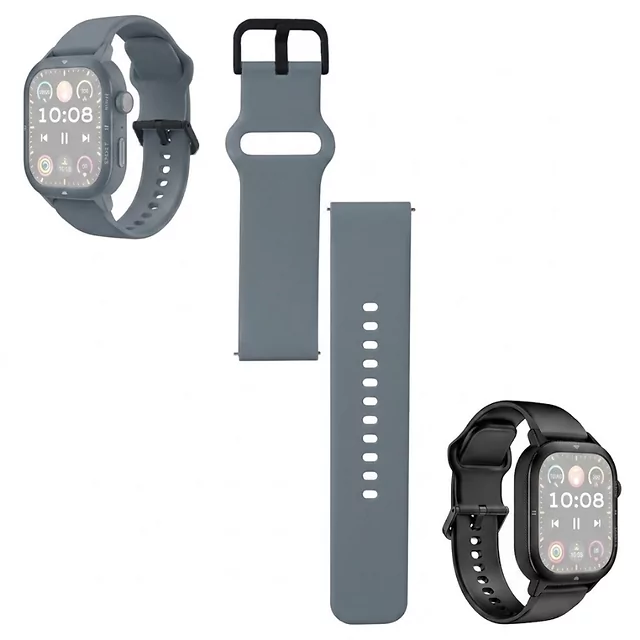 Replacement Strap for Smart Watches inSPORTline Gradana, Melagra & Sagara, Anthracite