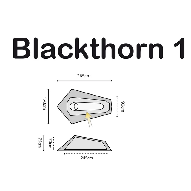 Tent Highlander Blackthorn 1 Camouflage