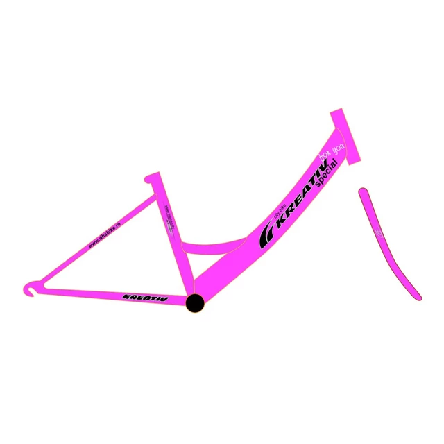 Kids bike DHS Kreativ 2014 - model 2011 - Pink