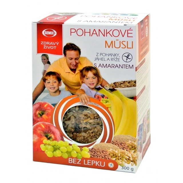 Organic Buckwheat muesli with amaranth