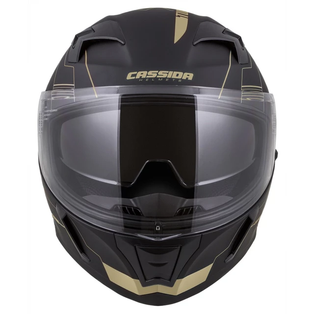 Motorcycle Helmet Cassida Integral 3.0 Turbohead - Matt Black/Silver