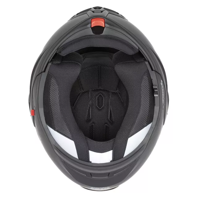 Flip-Up Motorcycle Helmet Cassida MultiFlip Solid BlackOut P/J - černá matná/černá