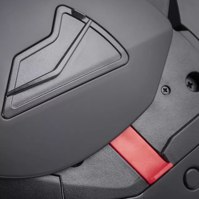 Flip-Up Motorcycle Helmet Cassida MultiFlip Solid BlackOut P/J - černá matná/černá