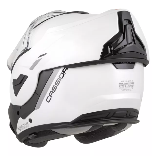 Flip-Up Motorcycle Helmet Cassida MultiFlip Solid P/J