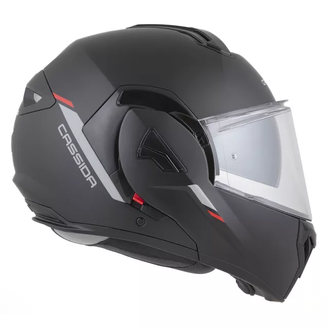 Flip-Up Motorcycle Helmet Cassida MultiFlip Solid P/J