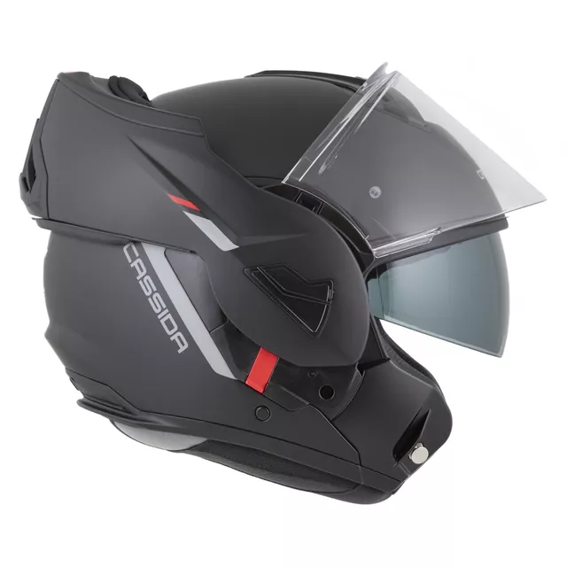 Flip-Up Motorcycle Helmet Cassida MultiFlip Solid P/J