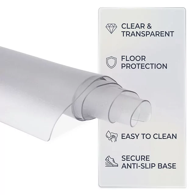 Transparent Exercise Equipment Mat inSPORTline Proteko Clear 220 x 100 x 0.15 cm