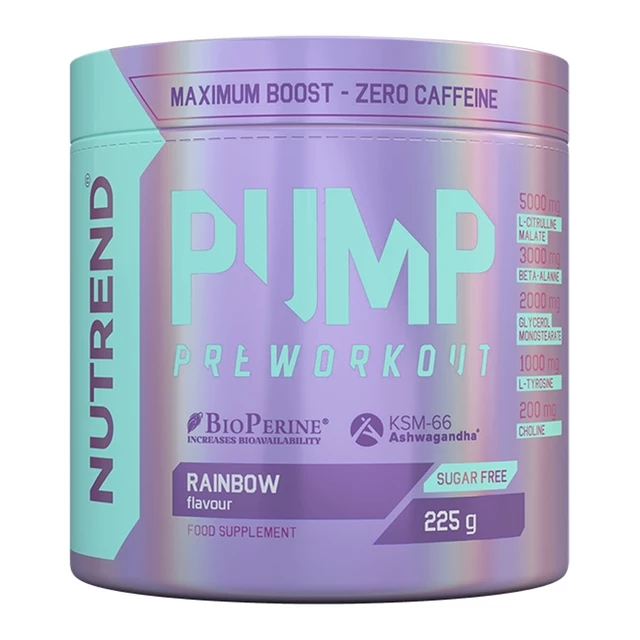 Pre-Workout Nutrend Pump 225 g w/o Caffeine