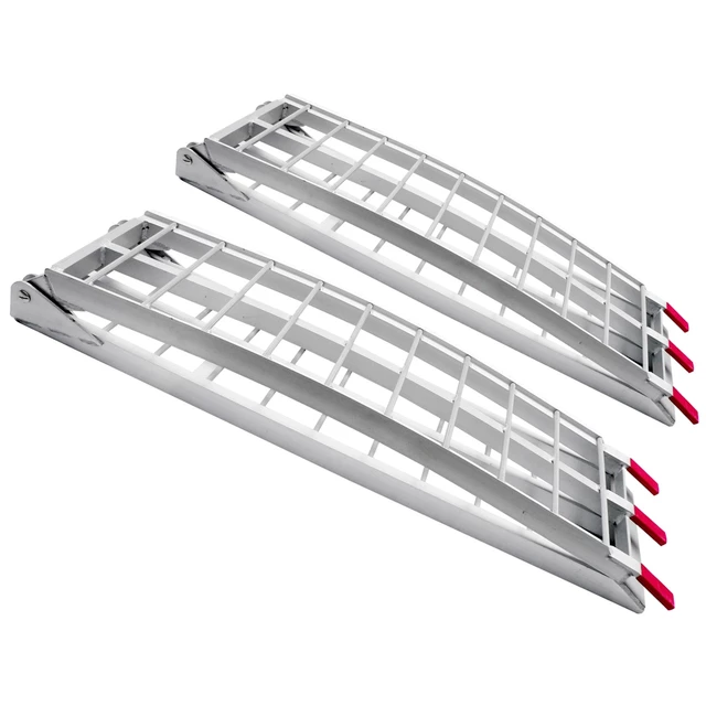 Wide Folding Aluminum Motorcycle Loading Ramp Q-TECH 1 Pair