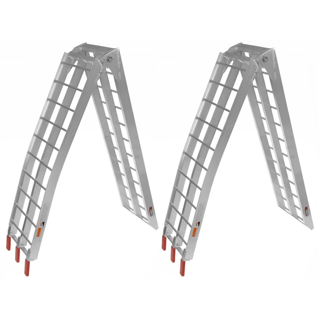 Wide Folding Aluminum Motorcycle Loading Ramp Q-TECH 1 Pair