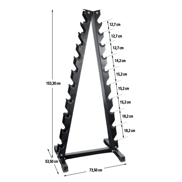 Dumbbell Rack inSPORTline Ratus, 20 Positions