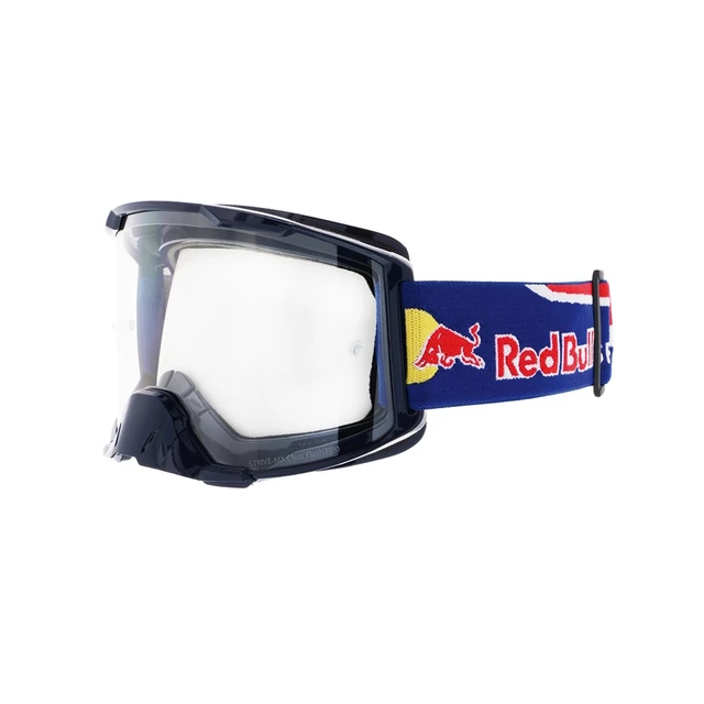 Motocross Goggles Red Bull Spect Strive, Matte Dark Blue, Clear Lens