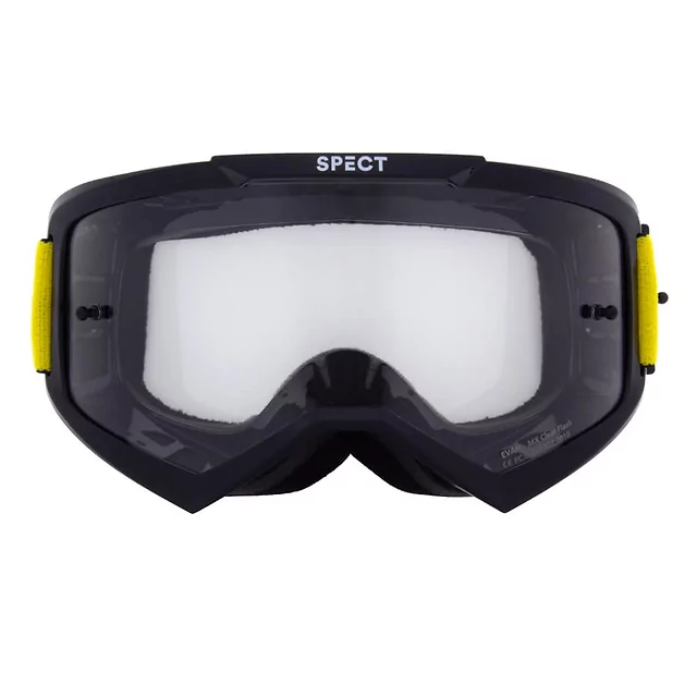 Motocross Goggles Red Bull Spect Evan, Black, Clear Lens
