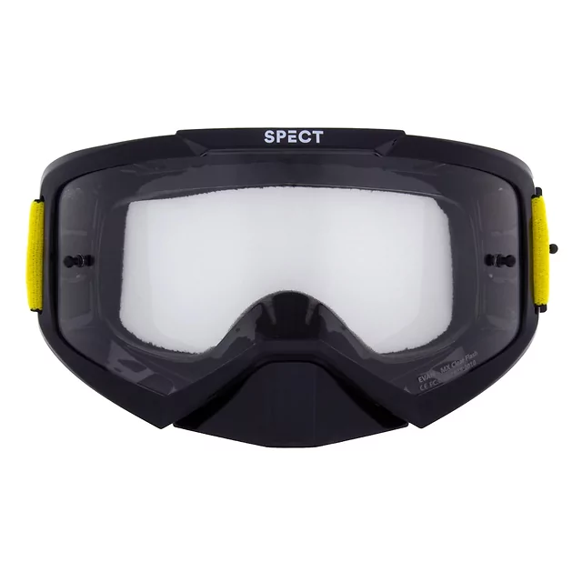 Motocross Goggles Red Bull Spect Evan, Black, Clear Lens