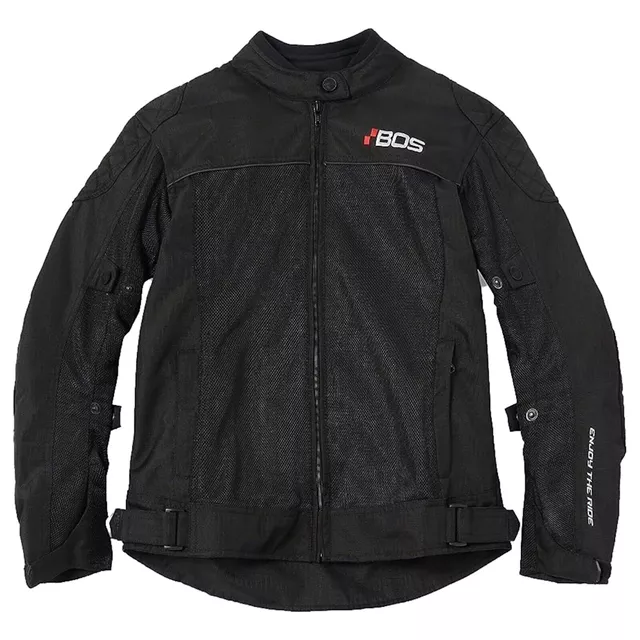 Women’s Motorcycle Jacket BOS Sunshine - Gray - Black