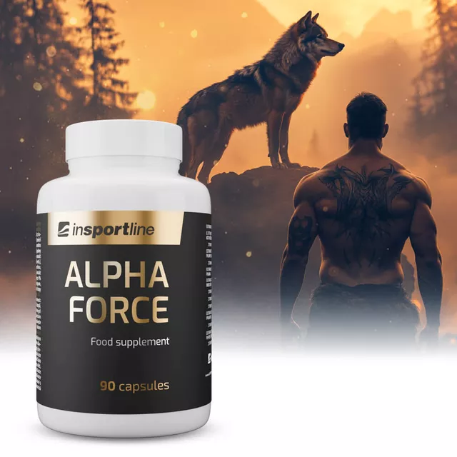 Stimulant inSPORTline AlphaForce – 90 Capsules, with extract of anchor plant and other plants