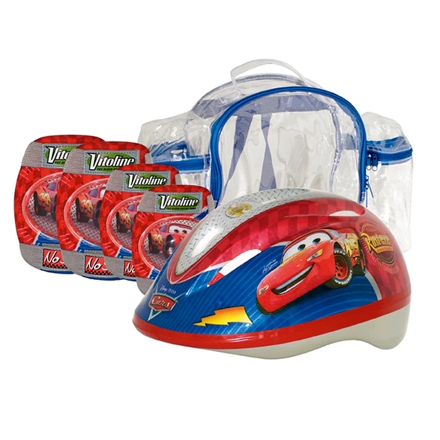 Disney set helmet +  knee and elbow pads