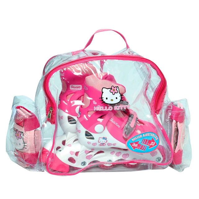 Hello Kittyset - in-line skates, elbow and knee pads - OHKY18