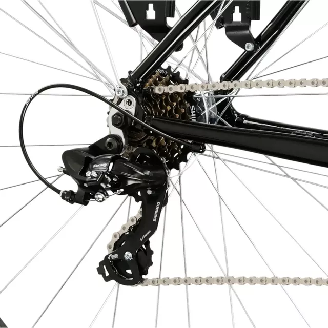 Women’s Trekking Bike Kross Trans 1.0 28” SR Gen 007 - černá / šedá / stříbrná / lesk
