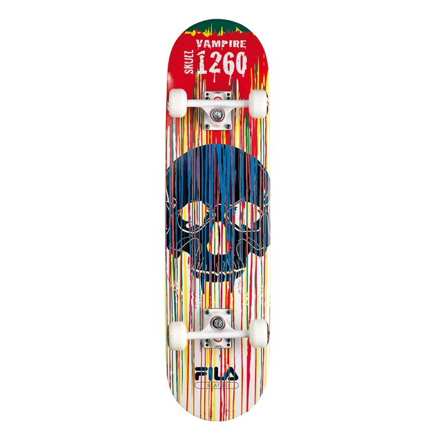 FILA Skull Paint Skateboard