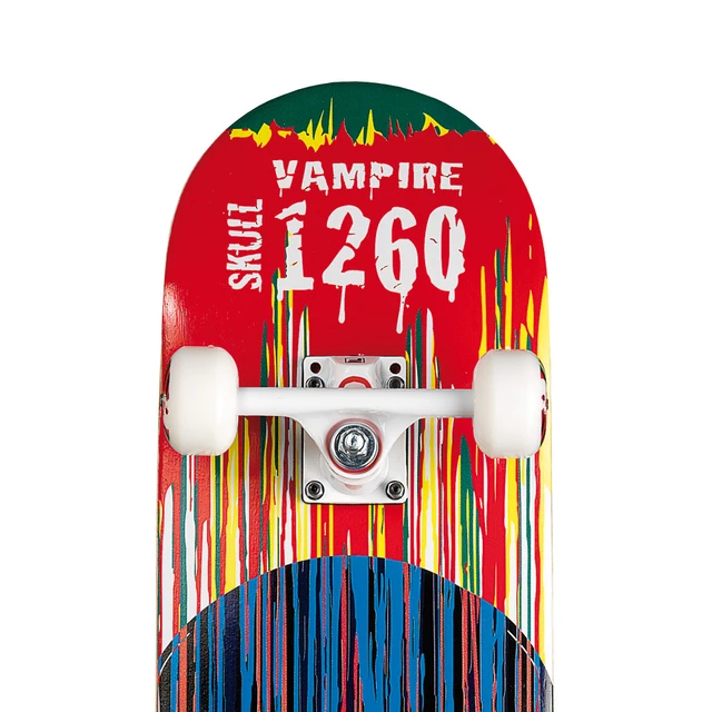FILA Skull Paint Skateboard