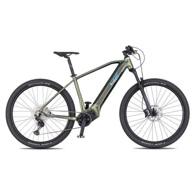 Mountain E-Bike 4EVER Exstream PRO 820Wh 29” – 2025 - grey diamond/silver - snake green/hologram