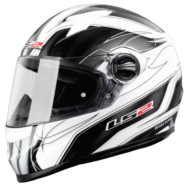 LS2 Concept Motorcycle Helmet - Black-White