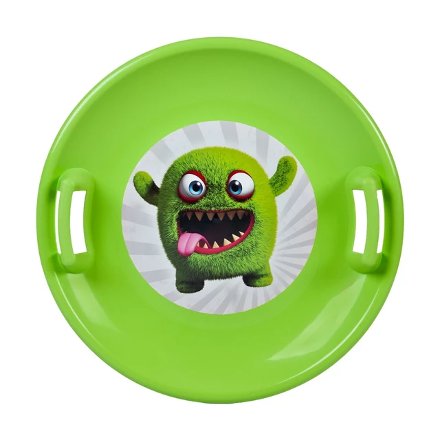 Snow Saucer STT - Blue Emoji Boy - Green Monster