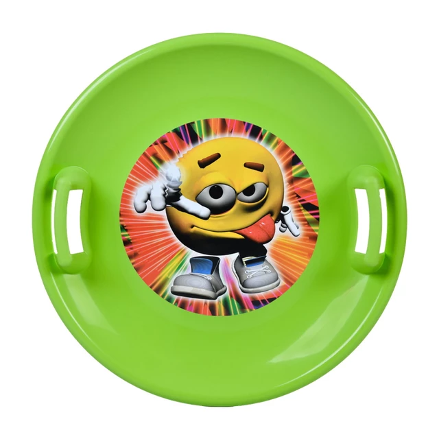 Snow Saucer STT - Blue Emoji Boy - Green Emoji Boy