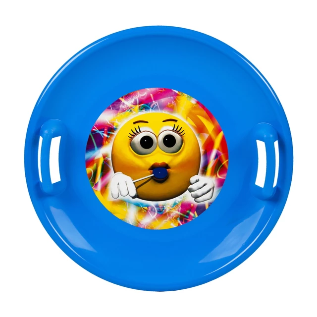 Snow Saucer STT - Blue Emoji Boy - Blue Emoji Girl