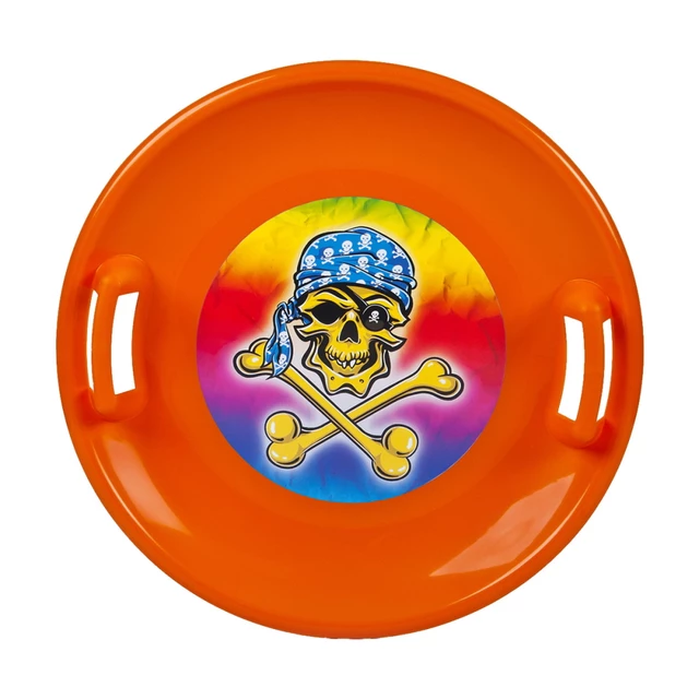 Snow Saucer STT - Blue Emoji Boy - Orange Pirate