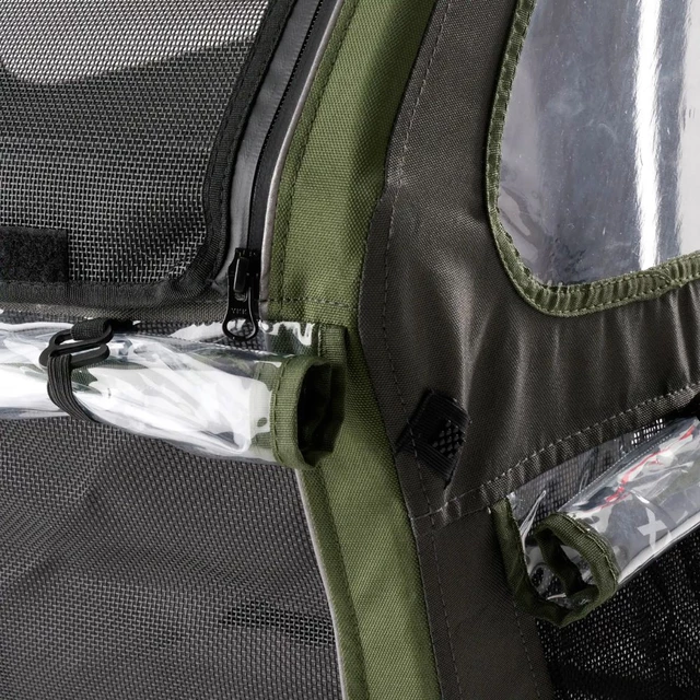 Dog Bicycle Trailer TaXXi L Dark Gray/Dark Green