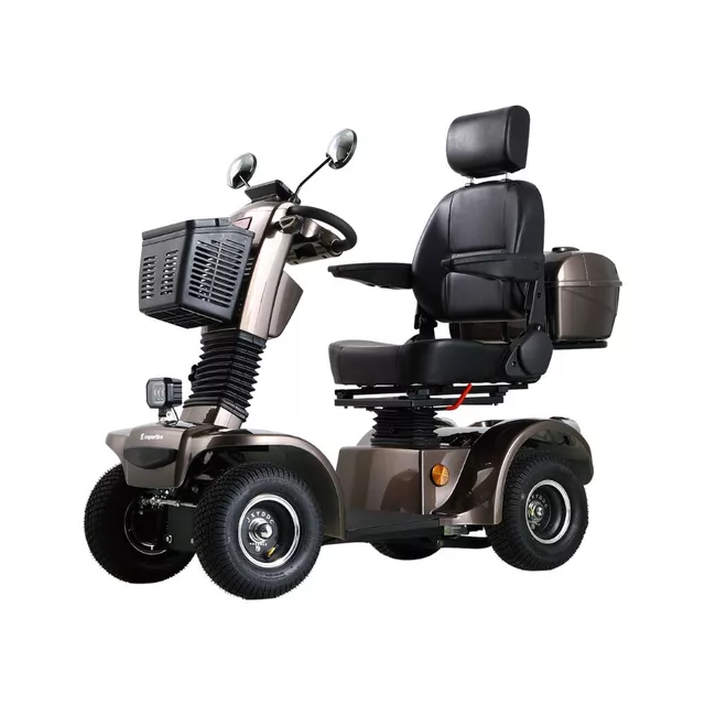 Four-Wheel Electric Scooter inSPORTline Thodor - Brown - Brown