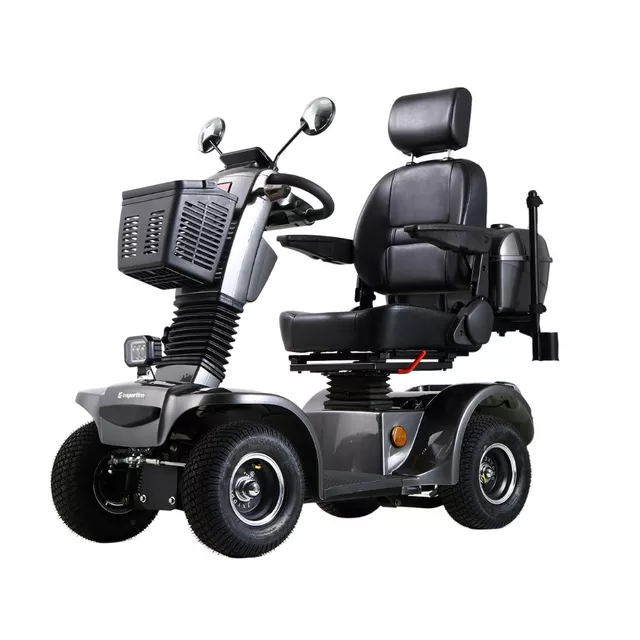 Four-Wheel Electric Scooter inSPORTline Thodor - Brown - Grey