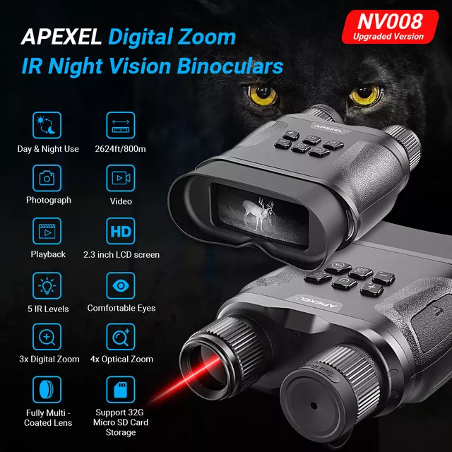 Night Vision Binoculars Apexel NV008