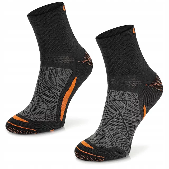 Trekking Merino Socks Comodo TREUL02 - Black Orange