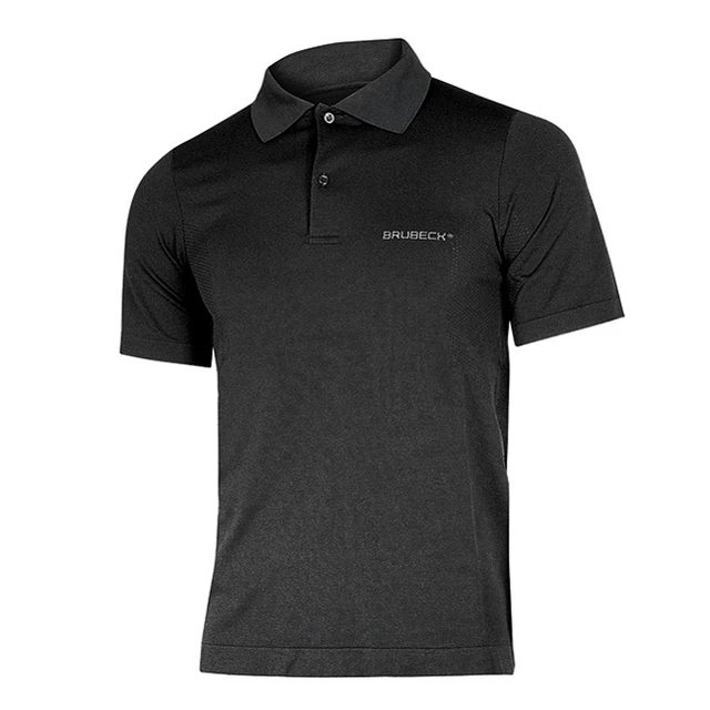 Men's functional T-shirt Brubeck PRESTIGE with collar