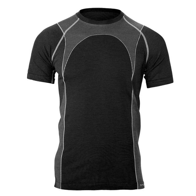 Men's functional T-shirt Brubeck DRY short-sleeve - Black
