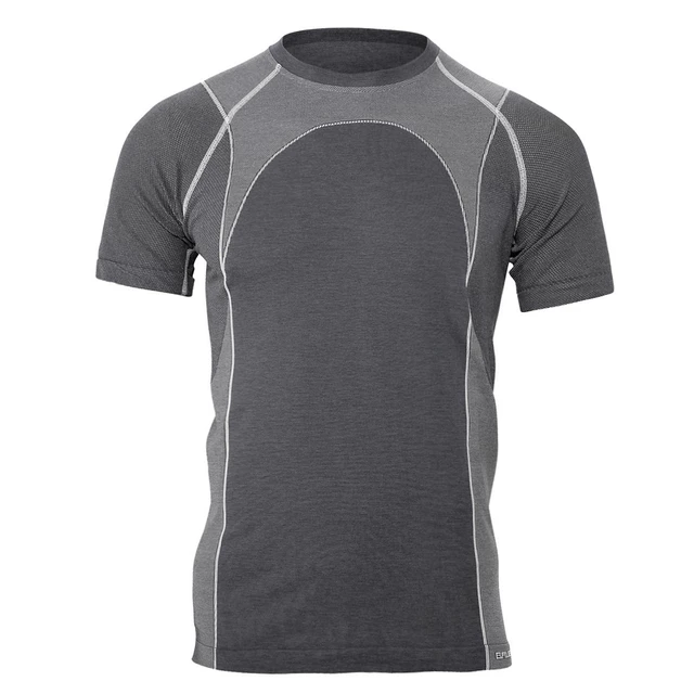 Men's functional T-shirt Brubeck DRY short-sleeve - Grey