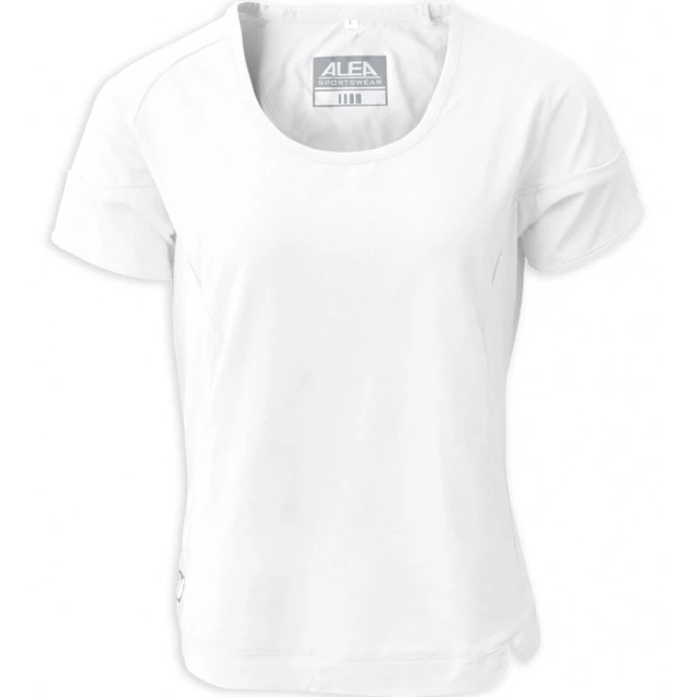 Ladies elastic sporting T-shirt ALEA - White