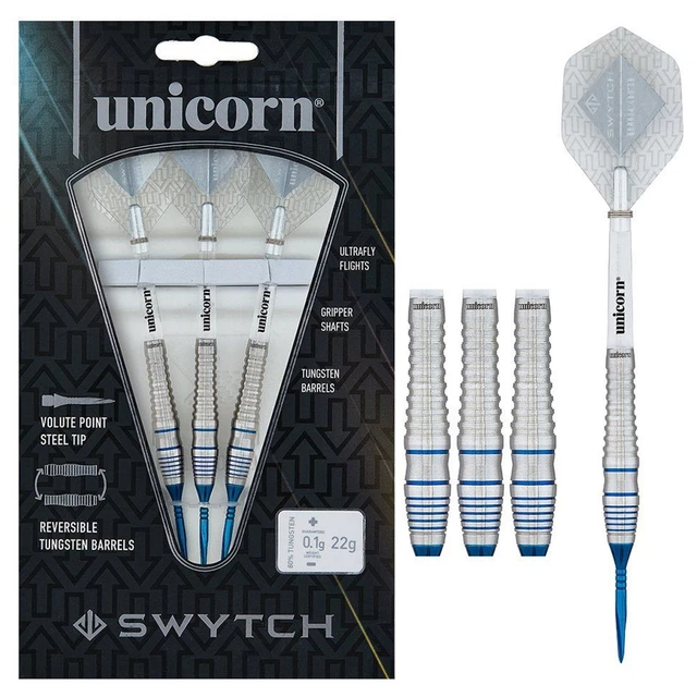 Darts Unicorn Swytch Blue 80% – 3-Pack