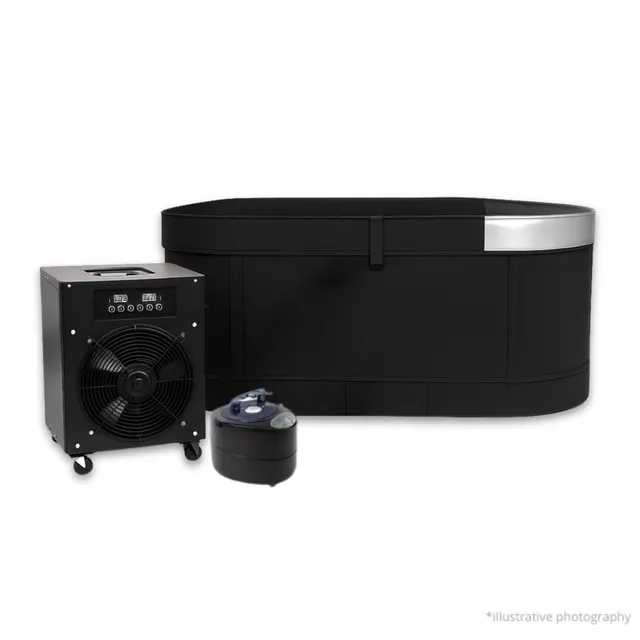 Portable Cold Plunge Tub w/ Steam System & Temperature Controller inSPORTline FrostPeace
