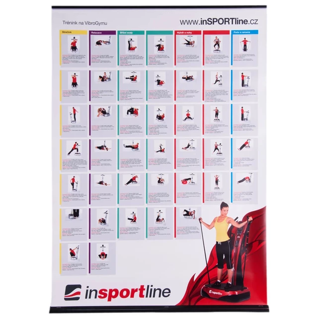 VibroGym excercises - banner, Czech language