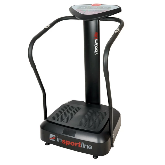 VibroGym inSPORTline Lilly Vibration Machine - Silver - Black