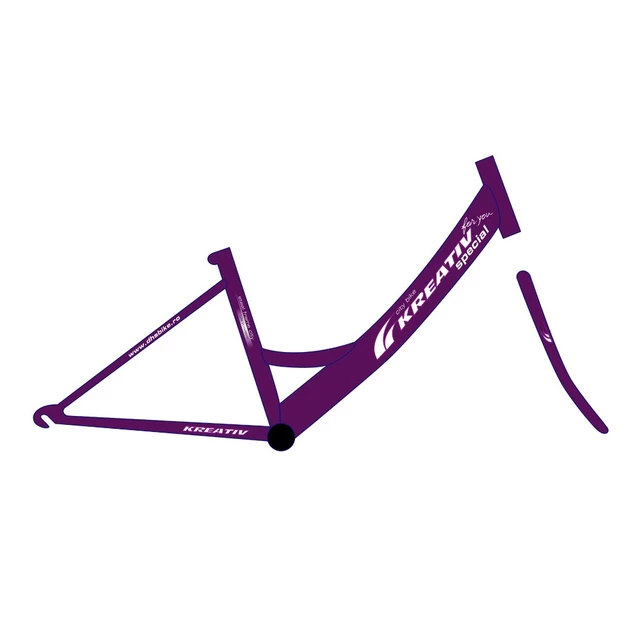 Kids bike DHS Kreativ 2014 - model 2011 - Purple