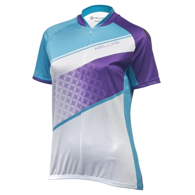 Women’s Cycling Jersey Kellys Jody – Short Sleeve - Violet-Azure - Violet-Azure